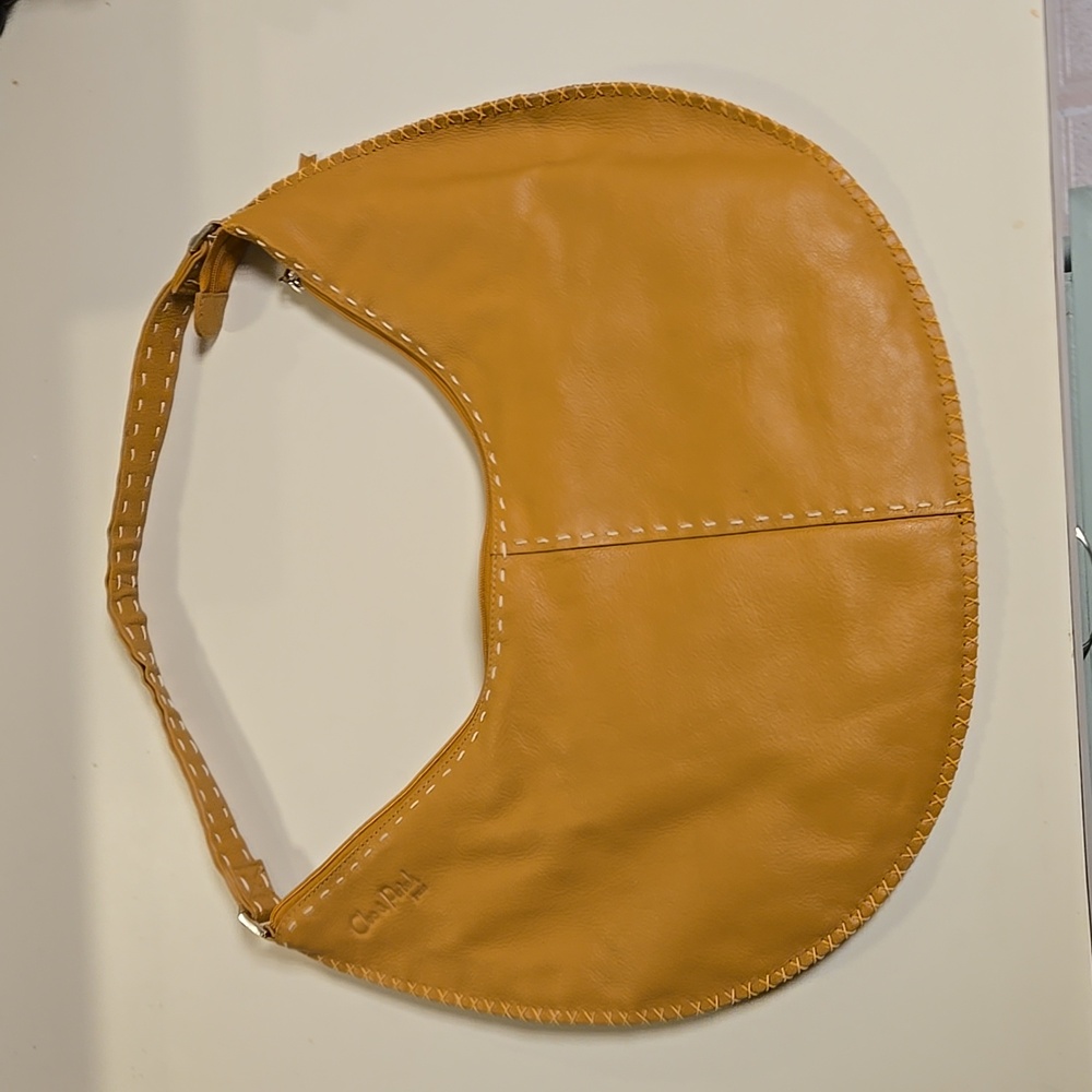 Brown Leather Cleo & Patek Arm Bag